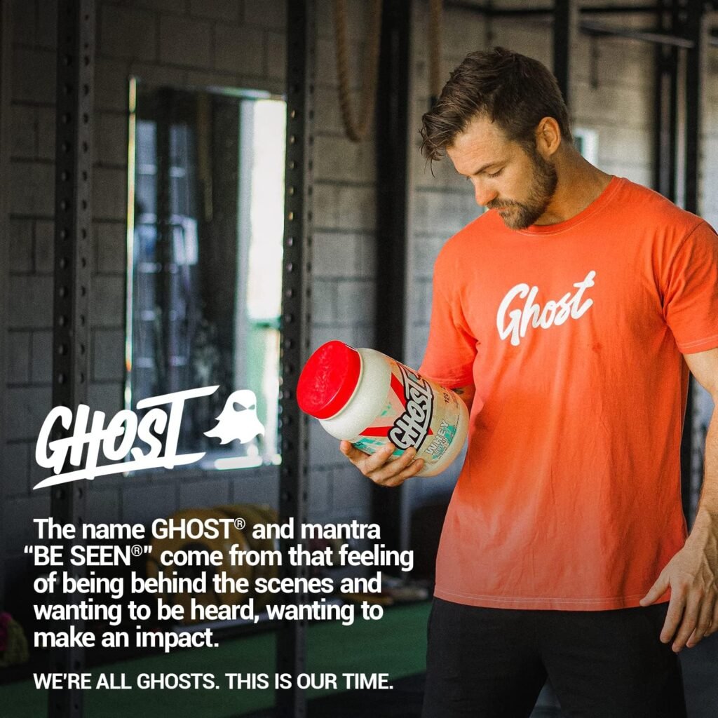 GHOST Whey Protein Powder, Nutter Butter - 2LB Tub, 26G of Protein - Peanut Butter Cookie Flavored Isolate, Concentrate  Hydrolyzed Whey Protein Blend