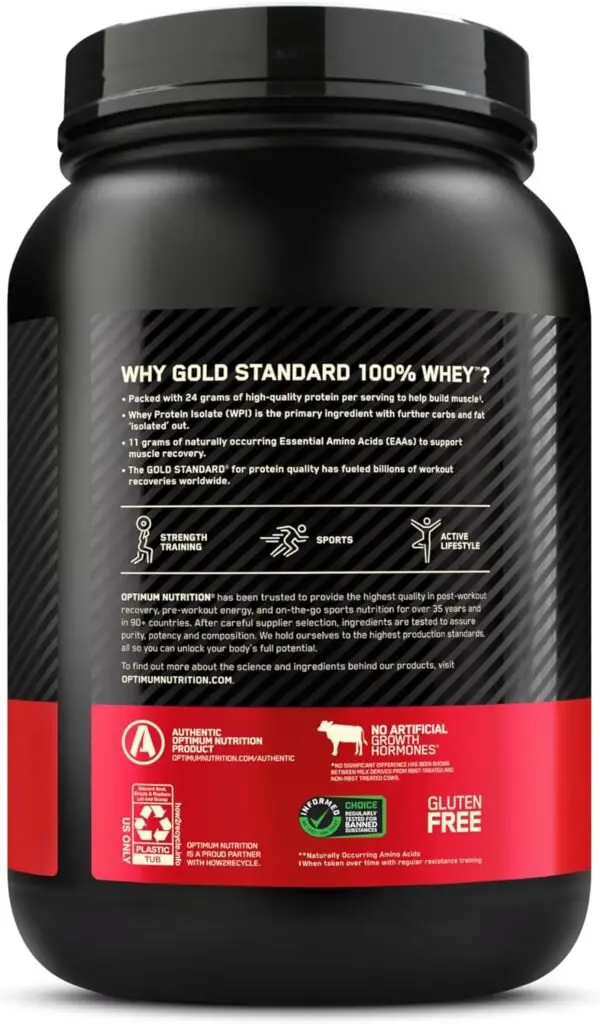 Optimum Nutrition Gold Standard 100% Whey Protein Powder, Extreme Milk Chocolate, 2 Pound (Pack of 1)