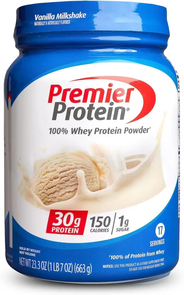 Premier Protein Powder, Chocolate Milkshake, 30g Protein, 1g Sugar, 100% Whey Protein, Keto Friendly, No Soy Ingredients, Gluten Free, 17 Servings, 23.9 Ounce (Pack of 1)