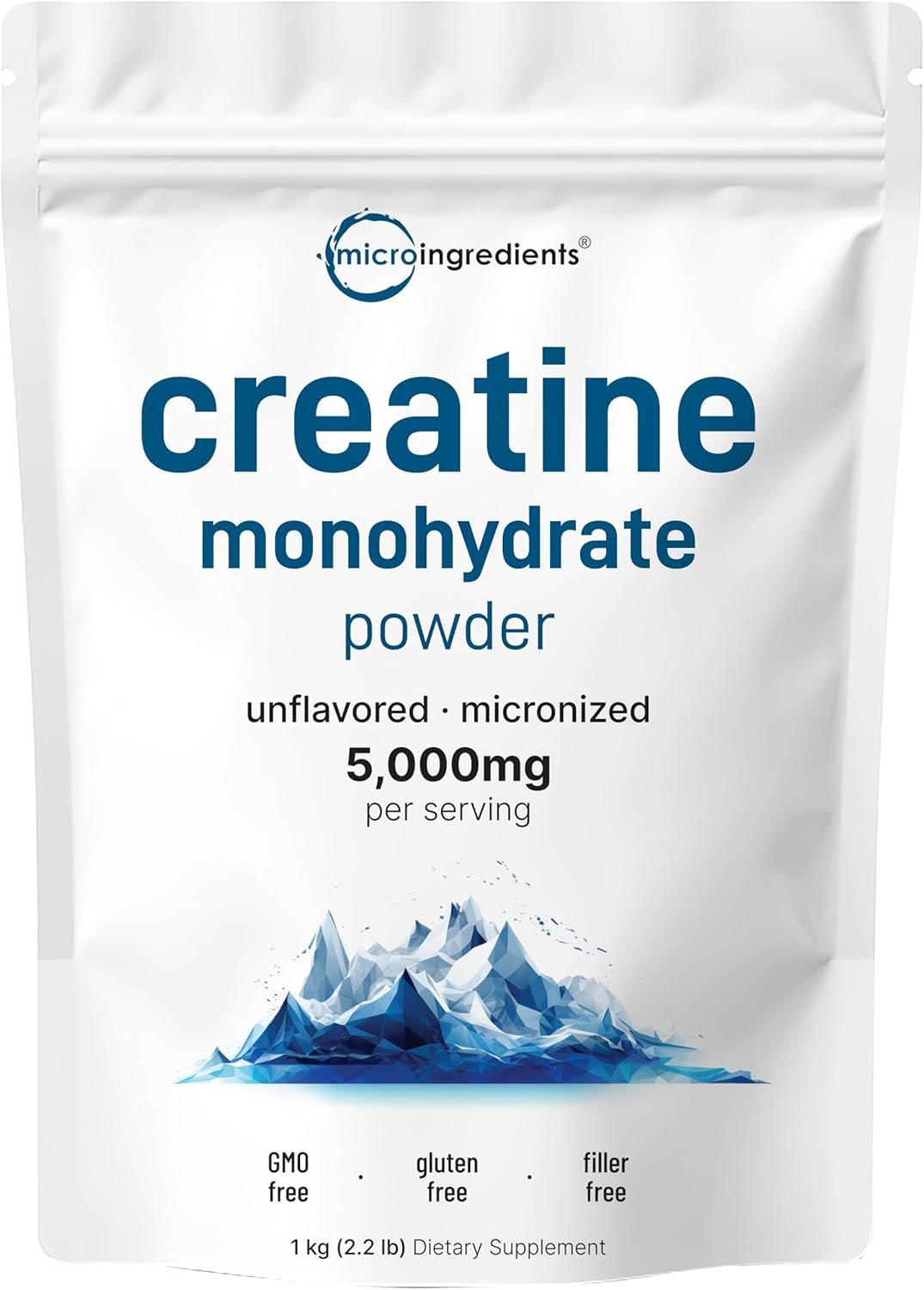 Creatine Monohydrate Powder 1 kg (2.2 Lbs), 5000mg Per Serv, Micronized Creatine Powder, Unflavored, Pure, No Filler, Keto Vegan Friendly, Easy Dissolve Pre Workout Creatine for Women and Men Creatine Monohydrate Powder 1 kg (2.2 Lbs), 5000mg Per Serv, Micronized Creatine Powder, Unflavored, Pure, No Filler, Keto Vegan Friendly, Easy Dissolve Pre Workout Creatine for Women and Men
