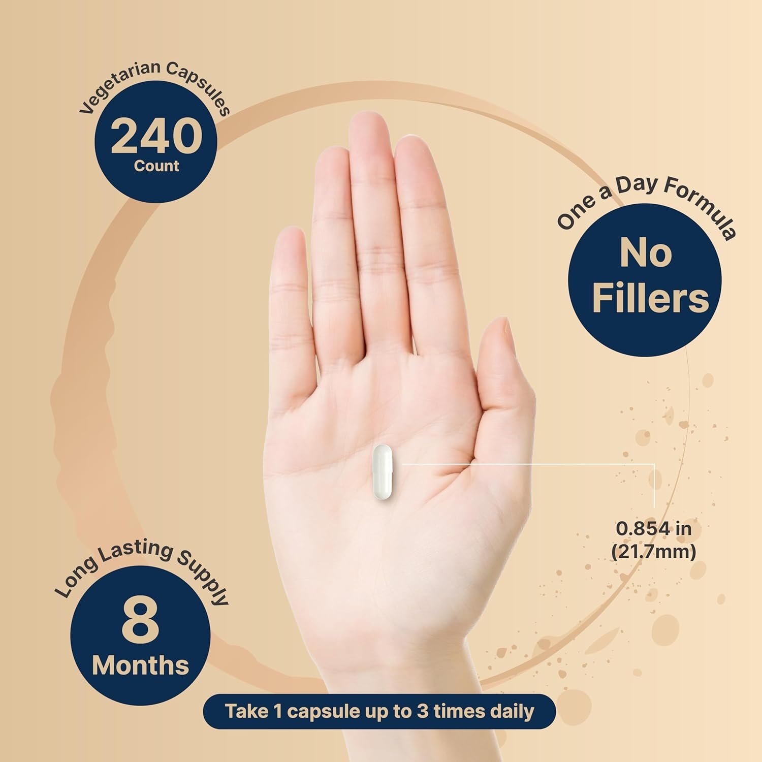 Naturebell Pure Magnesium Glycinate 500mg, 240 Veggie Capsules | 100% Chelated  Purified – 3rd Party Tested, Vegan Friendly, Non-GMO, Fiiler Free