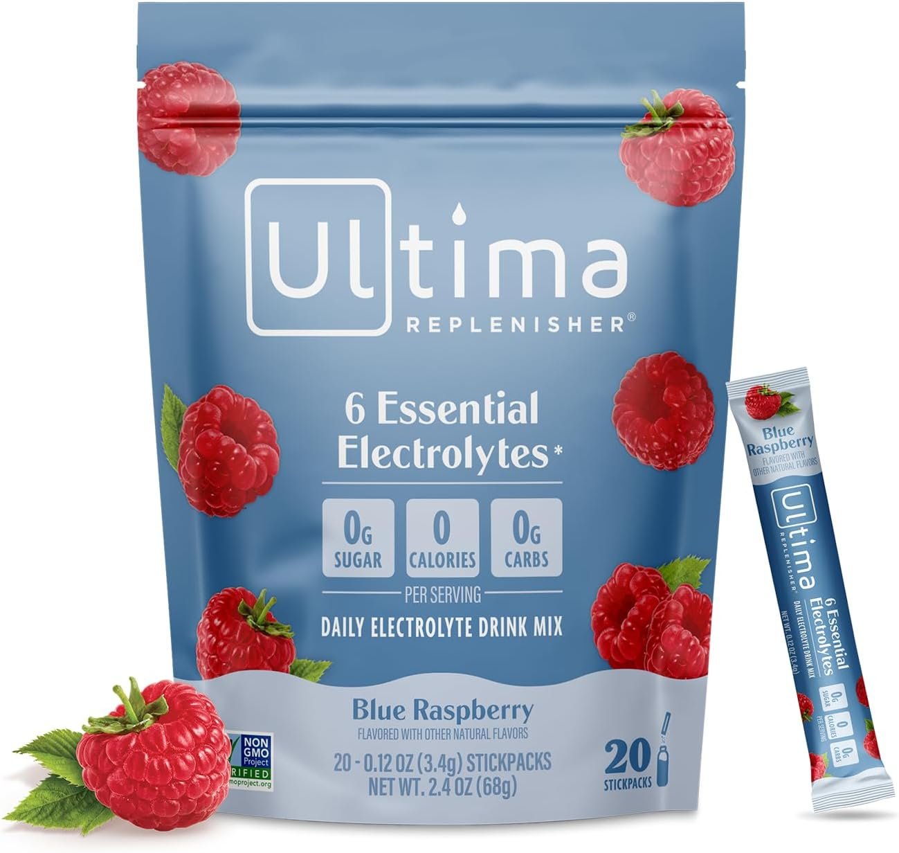 Ultima Replenisher Daily Electrolyte Powder – Original Variety Pack, 20 Stickpacks – Zero Sugar Hydration Packets with 6 Electrolytes and Minerals – Sugar Free, Plant Based Keto Friendly Drink Mix Ultima Replenisher Daily Electrolyte Powder – Original Variety Pack, 20 Stickpacks – Zero Sugar Hydration Packets with 6 Electrolytes and Minerals – Sugar Free, Plant Based Keto Friendly Drink Mix