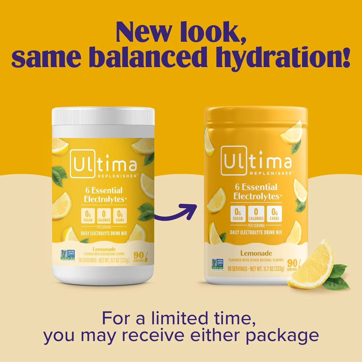 Ultima Replenisher Daily Electrolyte Powder Drink Mix – Sugar Free – Lemonade, Servings – Hydration Powder with Key Electrolytes and Trace Minerals – Keto Friendly, Vegan, Non-GMO