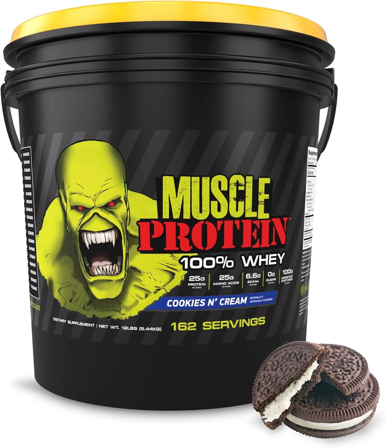 COLOSSAL LABS Muscle Protein Whey Powder [5 lbs/Pack of 1]– Cold Filtered, 25g Pure Protein, 6.6g BCAAs (Packaging May Vary) (5 Pound (Pack of 1), Peanut Butter Chocolate)