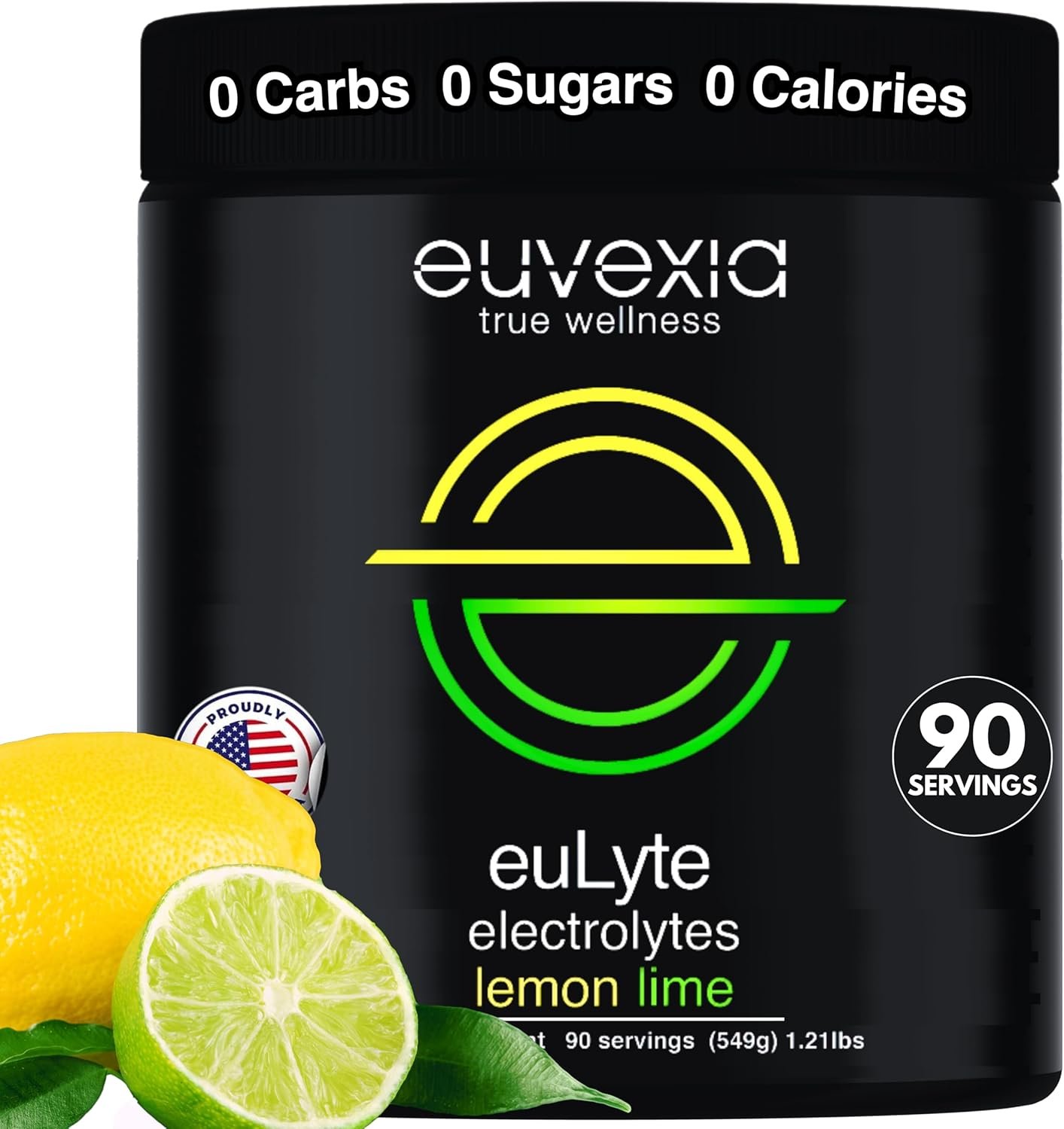 Dr Ekberg euLyte Instant Hydration Electrolytes Powder Zero Sugar Carb Calorie Lemon Lime Drink Mix • 80+ Minerals Magnesium Potassium Calcium Trace Minerals • Fasting Keto Stevia • Servings Dr Ekberg euLyte Instant Hydration Electrolytes Powder Zero Sugar Carb Calorie Lemon Lime Drink Mix • 80+ Minerals Magnesium Potassium Calcium Trace Minerals • Fasting Keto Stevia • Servings