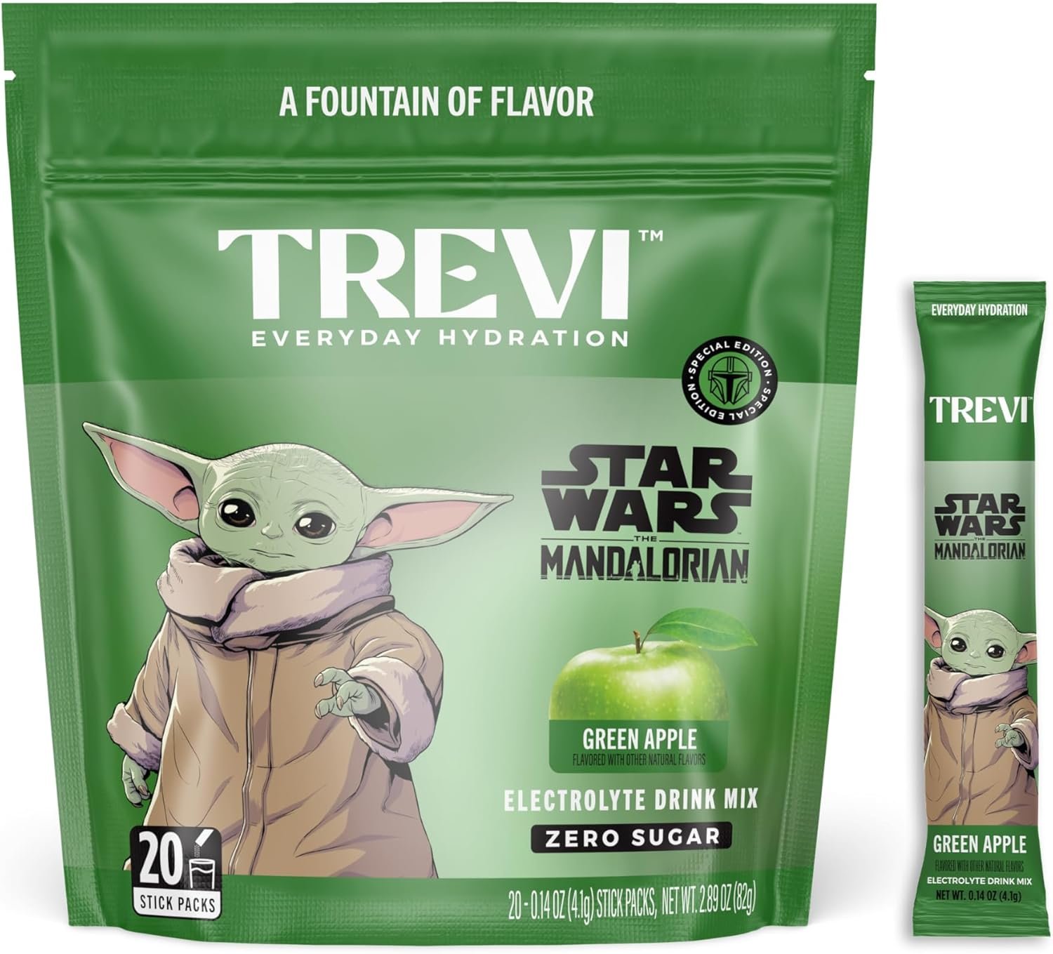 TREVI™ Everyday Sugar Free Electrolytes - Essential Drink Mix Hydration Powder Packets - Count - Favorites Variety Pack - Cherry Lime, Strawberry Kiwi, Berry Lemonade, Arctic Frost