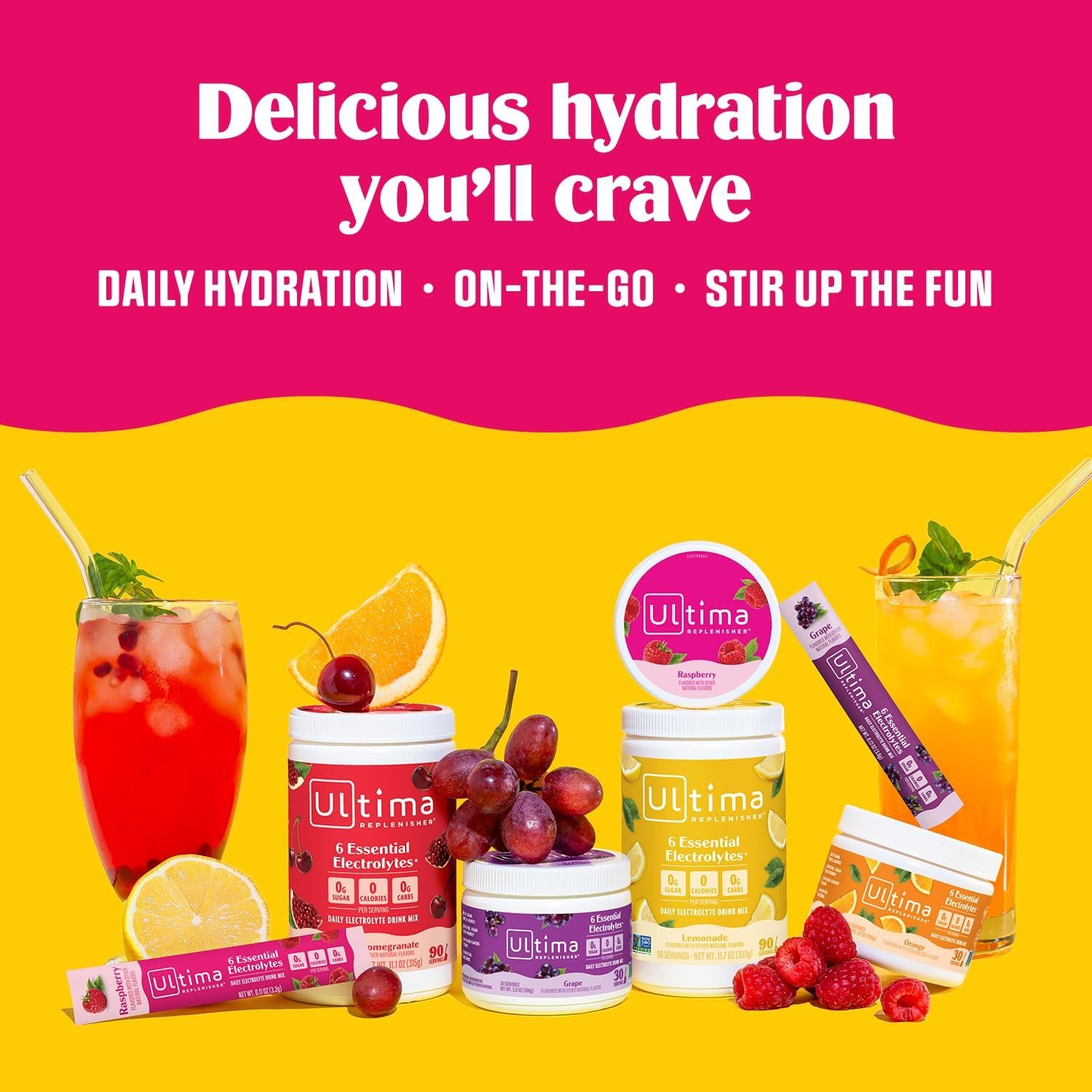 Ultima Replenisher Daily Electrolyte Powder – Original Variety Pack, Stickpacks – Zero Sugar Hydration Packets with Electrolytes and Minerals – Sugar Free, Plant Based Keto Friendly Drink Mix Ultima Replenisher Daily Electrolyte Powder – Original Variety Pack, Stickpacks – Zero Sugar Hydration Packets with Electrolytes and Minerals – Sugar Free, Plant Based Keto Friendly Drink Mix